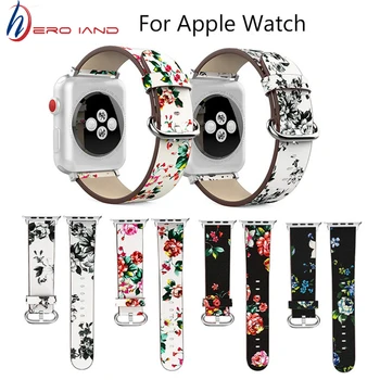 4 Spalvų Karšto Parduoti Oda Watchband Apple Watch Band Serijos 3/2/1 Sporto Apyrankę 42 mm, 38 mm, Dirželis iwatch 4 Juostos