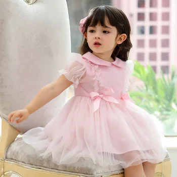 Vaikų Mergaičių ispanijos Suknelės Vasaros Tinklelio Suknelė Princesė Siūlai Suknelės Vaikas
