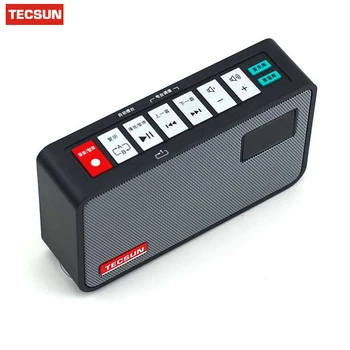 AWIND Tecsun IKPA-100 ICR100 Radijo Garso Diktofonas MP3 grotuvas Transliacijos Diktofonas Mini Nešiojamą FM radijo TF SD kortelę garsiakalbis