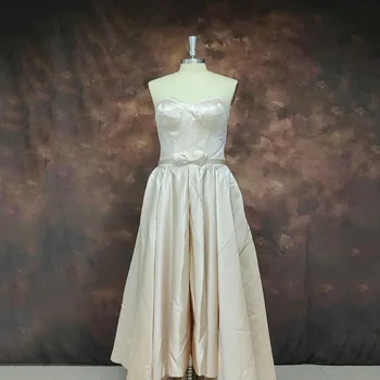 SoDigne Satino Prom Dresses Stebėjimo Rankovių Arbata Ilgis-Line Vakare Chalatai Oficialų Šalis Suknelė su Diržu