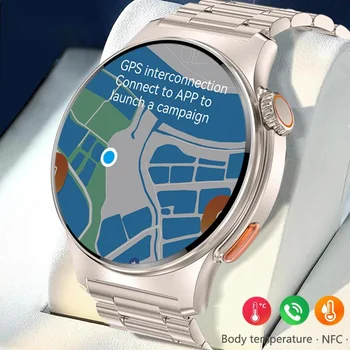 2023 Naujas GPS Sekimo EKG+PPG Smart Žiūrėti NFC Balso Asistentas Skambinkite Spaudimą, Stebėti Sporto Laikrodžiai Vyrams, Moterims Smartwatch Vyrams
