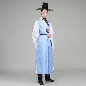 Naujas Atvykimo Vyrų Hanbok Vyrų Korėja Tradicija Kostiumas Hanfu Korėjos Liaudies Drabužius Etapo Rezultatus Šalies Kostiumas