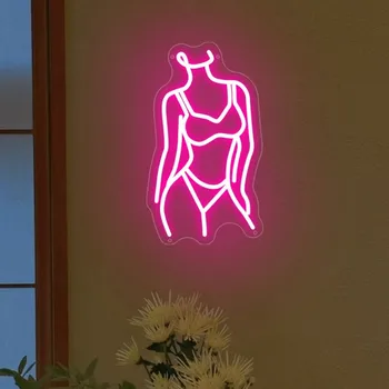 Suši LED Neonas Pasirašyti Japonų Maisto LED Šviesos Ženklas Suši Restoranas Sexy Lady, Baras, Parduotuvė Apdailos Neoninės Šviesos Lady Vonios kambarys Dekoro