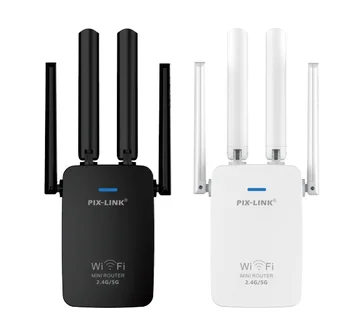PIXLINK Long Range Extender 802.11 ac Belaidžio WiFi Kartotuvas Wi Fi Stiprintuvas 2.4 G/5 ghz Wi-Fi Stiprintuvas 1200M Wifi Router
