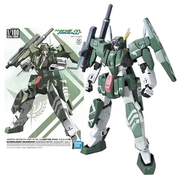 Bandai Originali Gundam Modelio Rinkinio Anime Pav TELEVIZIJOS 18 1/100 Cherudim Dizaineriai Spalva Gunpla Anime Veiksmų Skaičius, Žaislai Vaikams