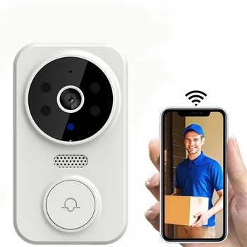 Wifi Smart Video Doorbell Kamera, Dviejų krypčių Domofonas Infraraudonųjų spindulių Naktinio Matymo Nuotolinio Valdymo Namų Apsaugos Sistema, Karšto intercomunicador
