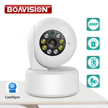 BOAVISION HD 2MP, 4MP Wifi PTZ vaizdo Kameros AI Žmonių Automatinio Sekimo Dviejų krypčių Garso Spalva Naktinio Matymo Smart Home Vaizdo Saugumo Kameros