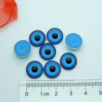 12mm Plastikinės Lėlės Akių rainelės Mėlynos Akys, Turėkite Lėlės Gyvūnų Lėlių Priėmimo 50pcs/daug E0179