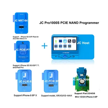 JC Pro1000S P7 P8 PCIE NAND Programuotojas HDD Serijos Skaityti, Rašyti Klaidos Taisymo Įrankis iPhone 6/6S/6SP/7/7P/8/8P/X/XSMAX XR 