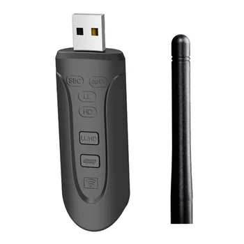 USB Bluetooth Dongle Adapterį, BT 5.3 Belaidžio Garso Kompiuterio Adapteris AUX 3.5 RAC AptX HD Prisitaikanti Garsiakalbis Siųstuvas