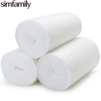 [simfamily]1 Roll Bambuko Flushable Danga,100 Lapų/Roll Biologiškai Vienkartiniai Baby Sauskelnių Changings Už 3-36 Mėnesius, 3-15 Kg