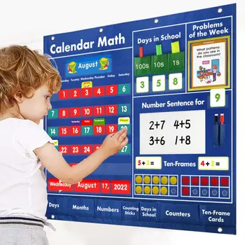 Kalendorius Kišeninis Žemėlapis Švietimo Matematikos Klasėje Kalendorius Mokymo, Švietimo Pagalbos Nešiojamų Mokymo Priemonių Už Darželį