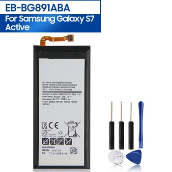 Originalaus Telefono Baterija EB-BG891ABA Samsung Galaxy S7 Aktyvus EB-BG891ABA daugkartinio Įkrovimo Baterija 4000mAh