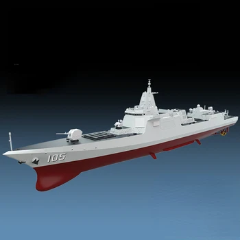 Surinkti Laivo Modelį 1/350 Modeliavimas 055 Tipas Vadovaujasi Raketų Eskadrinis minininkas Klijai-nemokamai Spalvų Atskyrimas 1004 Laivo Modelis