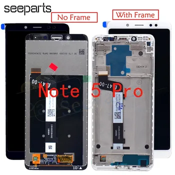 Išbandyta, Gerai Xiaomi Redmi 5 Pastaba Pro LCD Ekranas Note5 Jutiklinis Ekranas skaitmeninis keitiklis Asamblėjos Pakeisti Redmi 5 Pastaba LCD