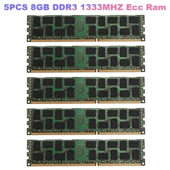 5VNT 8GB DDR3 1333MHZ Ecc Ram Atminties 1.35 V 2RX4 REG Ecc RAM 1333MHZ Dėl Serverio Darbo vieta