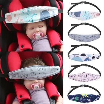 Reguliuojamas Kūdikių Automobilio Sėdynės Galvos Atramos Vaikų Tvirtinimo Diržas Berniukas Mergaitė Miegoti Positioner Kūdikių Saugos Pagalvės